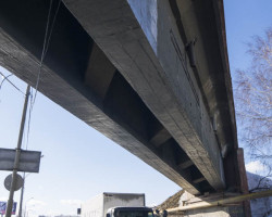 Произведено усиление железнодорожного моста